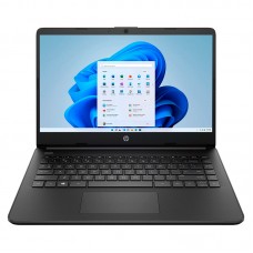 Laptop HP 14-DQ0051DX 14" Celeron N4120 4GB RAM 64GB eMMC Negro W11 Home S