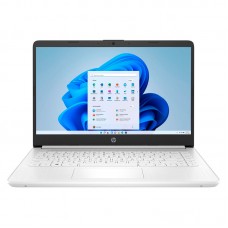Laptop HP 14-DQ0052DX 14" Celeron N4120 4GB RAM 64GB eMMC W11 Home S Blanca