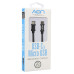 Cable USB-C a Micro USB AON AO-CB-6010 2 Metros Negro