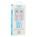 Cable USB-C a USB-C AON AO-CB-5011 2 Metros Trenzado Blanco