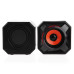 Bocina 2.0 Argom Volcano Bass USB 5W Rojo-Negro