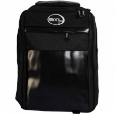 BROCS, BR042 Mochila Semi – Impermeable Para Notebook, Puerto USB/Black – BR042
