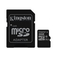 Kingston Canvas Select - Tarjeta de memoria flash (adaptador microSDXC a SD Incluido) - 16 GB