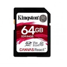 Kingston Canvas React - Tarjeta de memoria flash - 64 GB