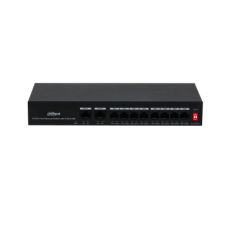Conmutador Fast Ethernet de 10 puertos con PoE de 8 puertos
