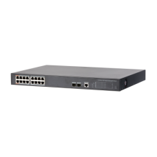 Conmutador gestionado Gigabit PoE de 16 puertos