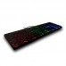 BROCS, Teclado Gamer Multimedia, Retroiluminado, 267RGB, Aerodinámico, Elegante Y Ergonómico – KBBRG267RGB