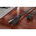 Cable de alimentación para laptop con enchufe NEMA de 3 clavijas a conector hembra de 3 ranuras XTC-120